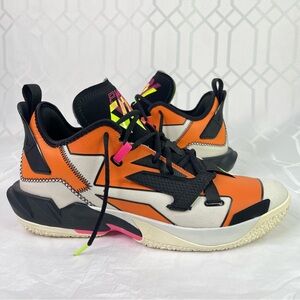 Men's Basketball Shoes - Orange and Black